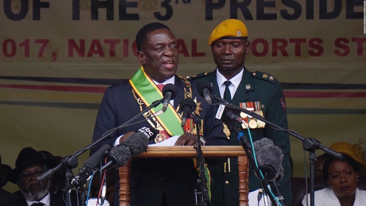 CNNE 469533 - emmerson mnangagwa presidente zimbabwe