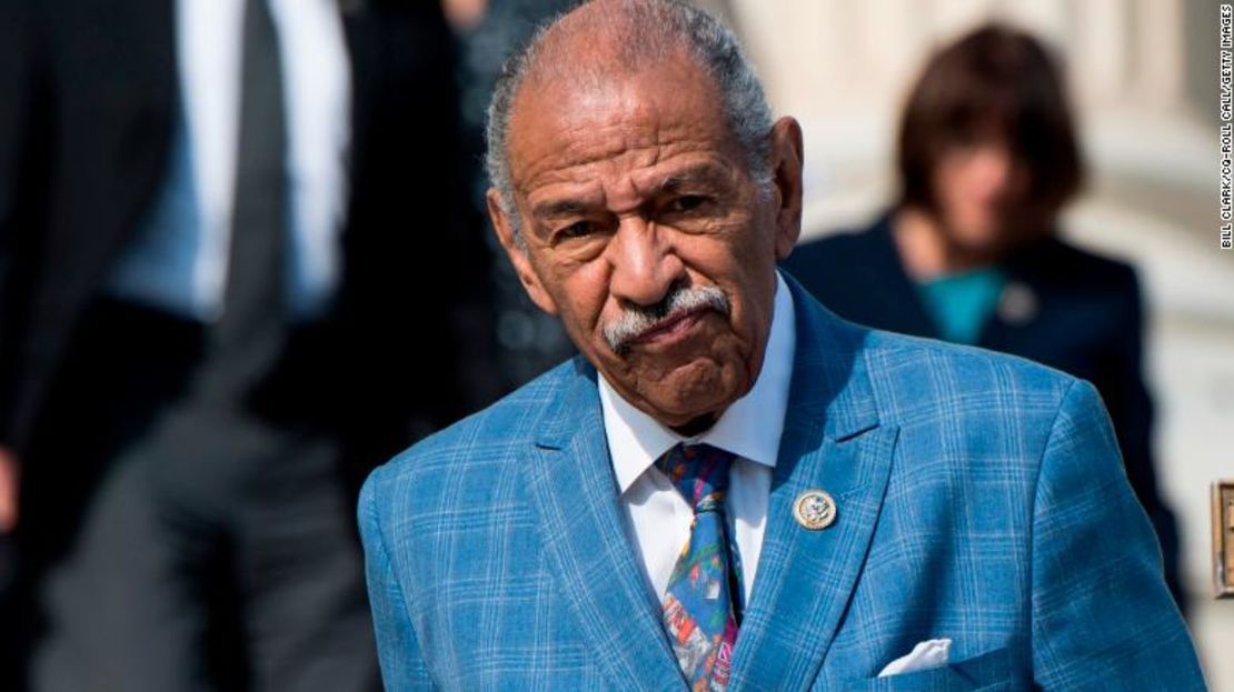 El legislador demócrata John Conyers.