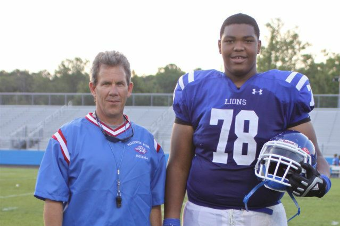 El entrenador de Peachtree Ridge, Mark Fleetwood, vio el potencial de Brown.