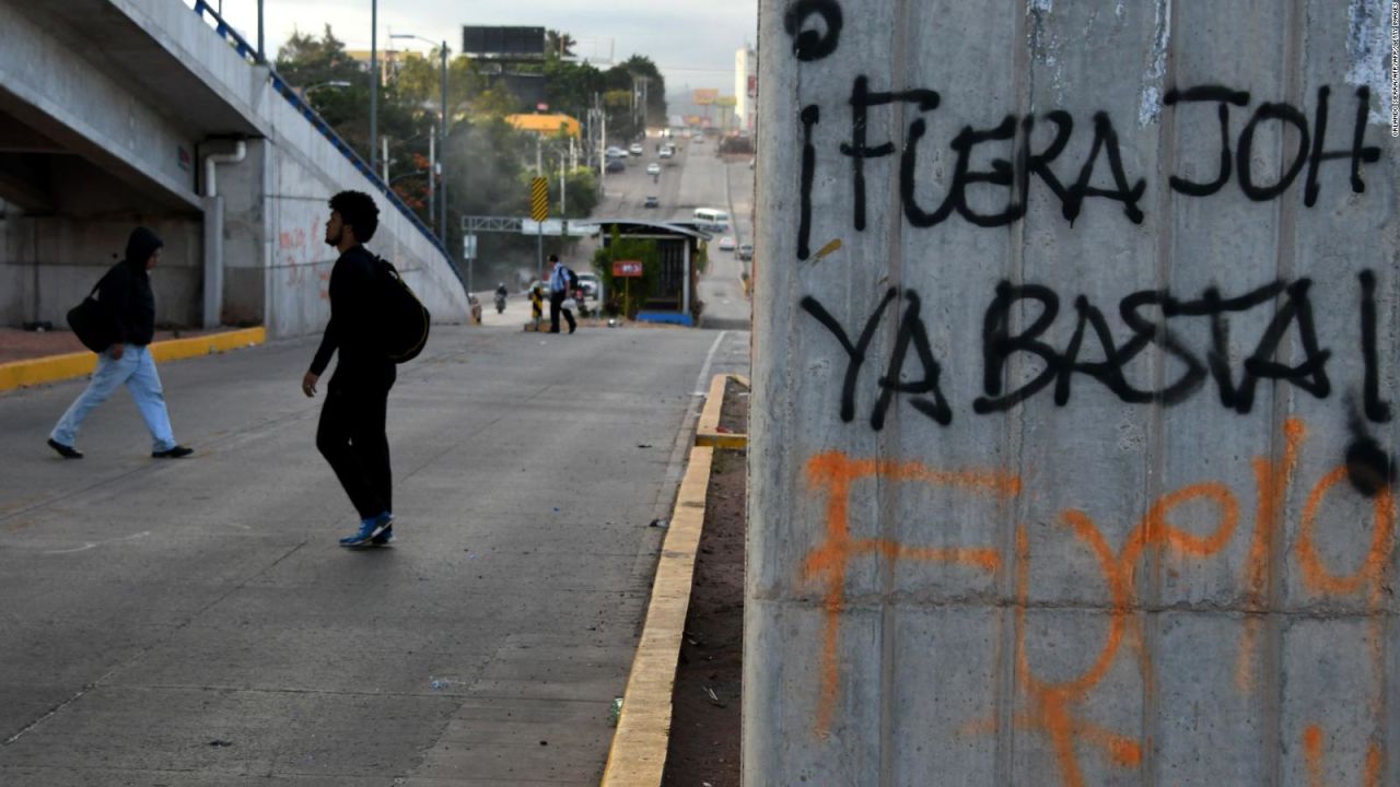 CNNE 474014 - honduras joh juan orlando hernandez protestas violencia elecciones