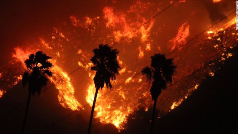 El fuego arrasó con 12.500 hectáreas durante las primeras horas.