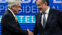 Sebastián Piñera y Alejandro Guillier.