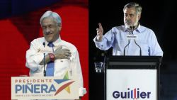 Sebastián Piñera y Alejandro Guillier.