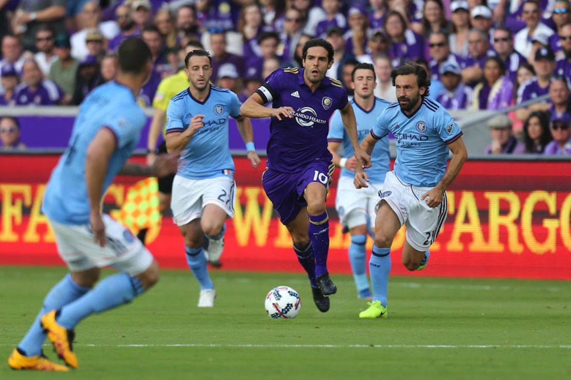 Kaká, durante un partido con su último equipo, el Orlando City de la MLS, en marzo de 2017.