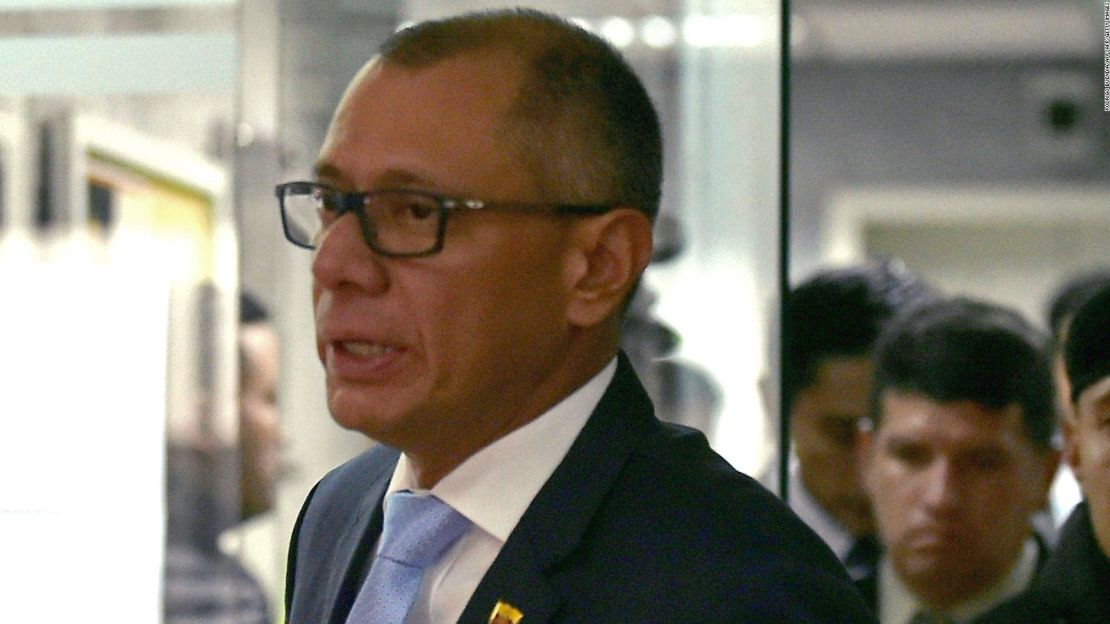 Jorge Glas, exvicepresidente de Ecuador.