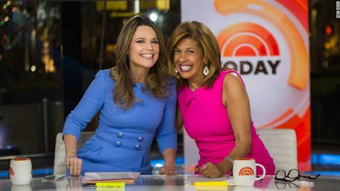 Hoda Kotb y Savannah Guthrie, la nueva dupla permanente de "Today", el programa matutino de NBC.