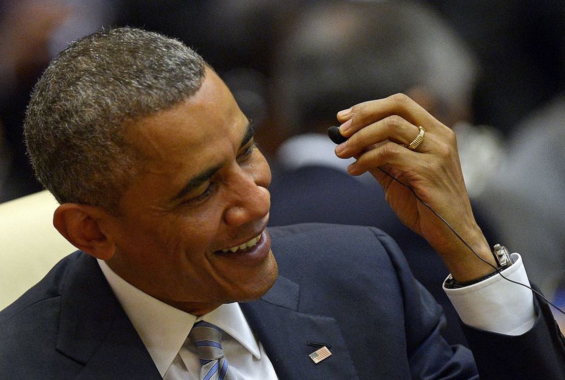 Foto de archivo del presidente Barack Obama durante la East Asia Summit Plenary Session en Myanmar en 2014.