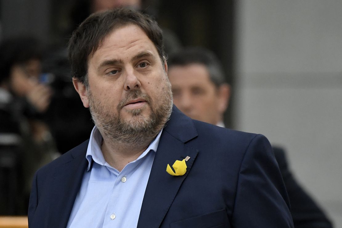 El depuesto vicepresidente catalán Oriol Junqueras.