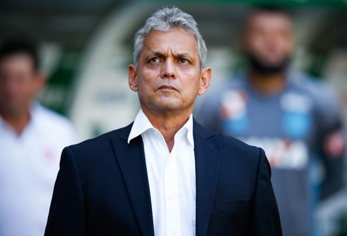 Reinaldo Rueda durante un partido en el club Flamengo en Sao Paulo, Brasil, el 12 de noviembre de 2017.