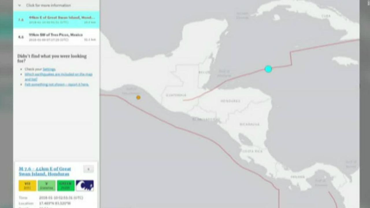 CNNE 483400 - terremoto islas del cisne honduras