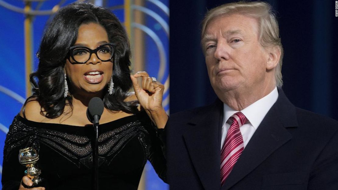 Trump responde a los rumores de Oprah como candidata a la presidencia en 2020.