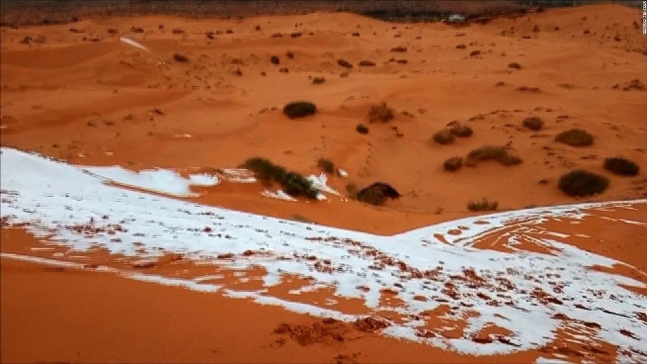 CNNE 483683 - nieve desierto del sahara