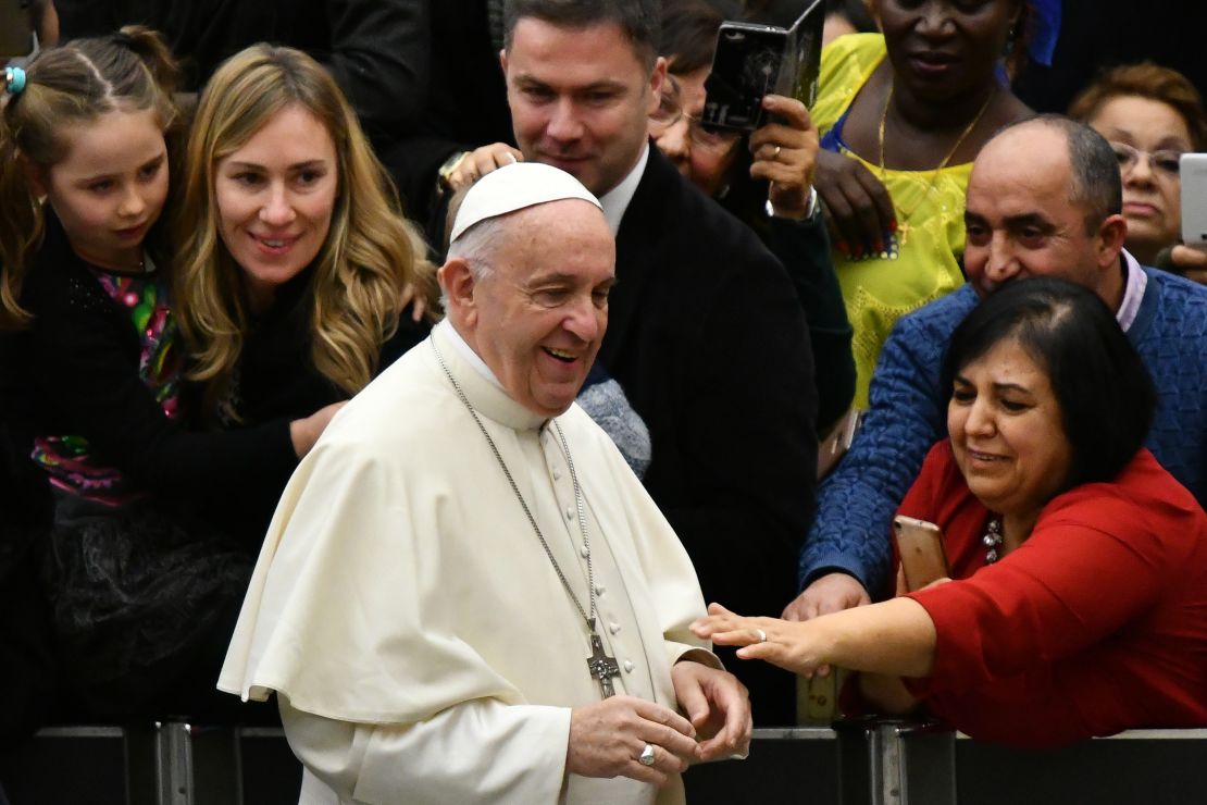 El papa Francisco en el Vaticano, en una foto de archivo del 3 de enero de 2018.