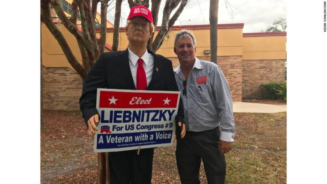 Wayne Liebnitzky, simpatizante de Trump, en Kissimmee, Florida, el 12 de enero del 2018.