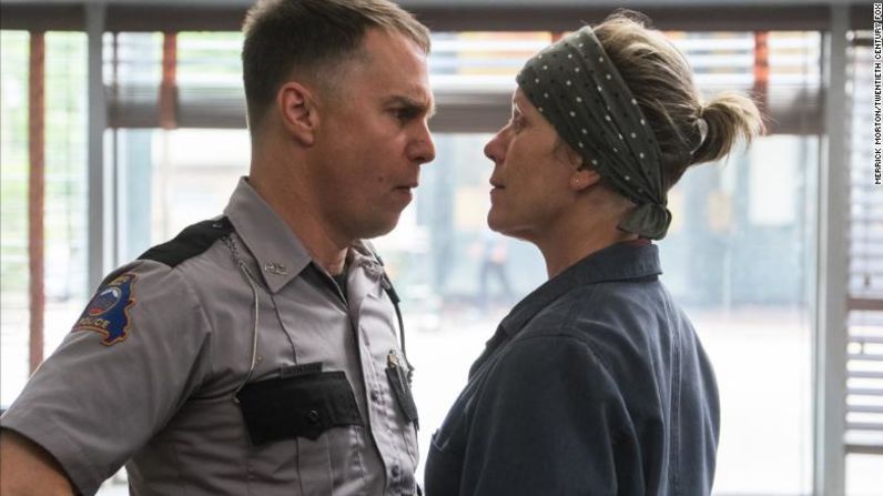 Mejor actor de reparto en una película: Sam Rockwell en "Three Billboards Outside Ebbing, Missouri"