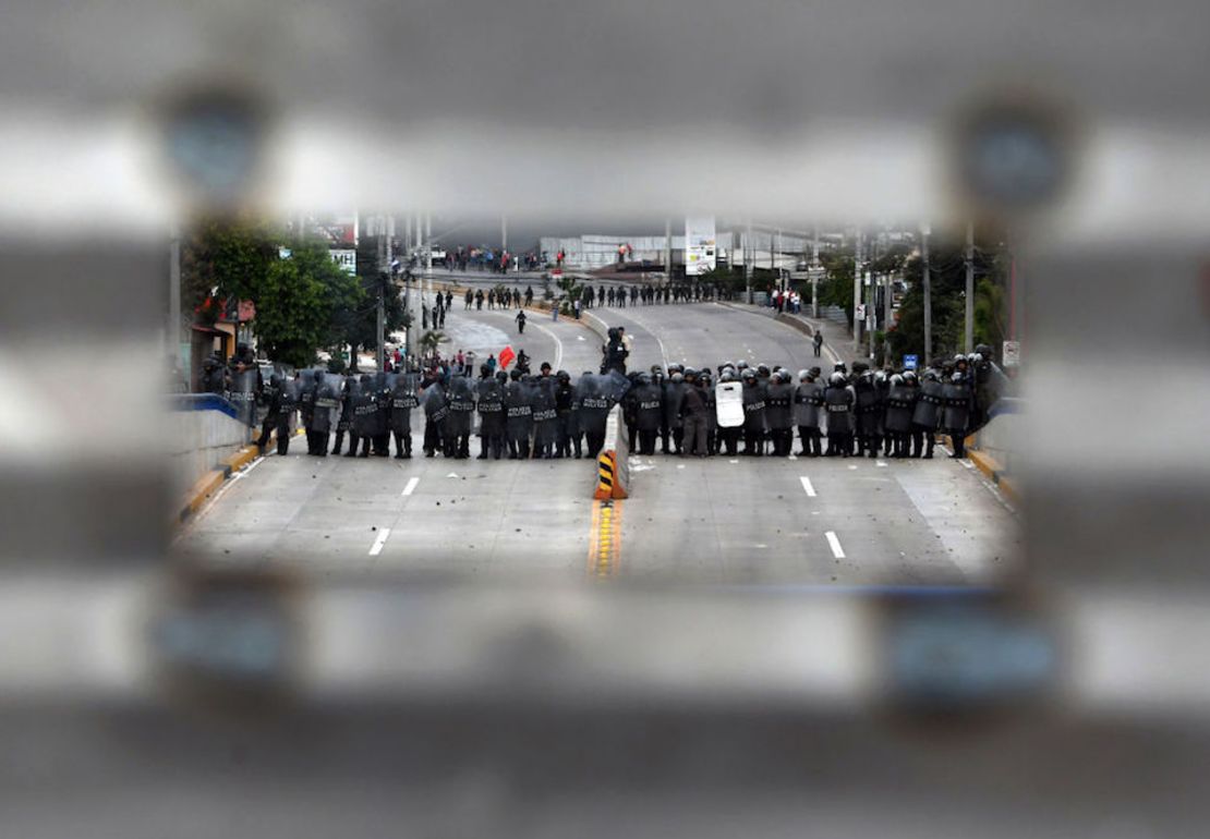 Fuertes medidas de seguridad en Tegucigalpa durante la toma de posesión del presidente Juan Orlando Hernández.