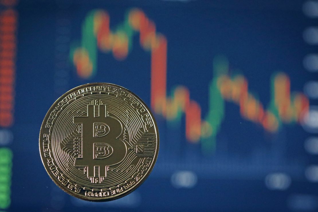 LONDON, ENGLAND - OCTOBER 24: A visual representation of the digital Cryptocurrency, Bitcoin on October 24, 2017 in London, England. Cryptocurrencies including Bitcoin, Ethereum, and Lightcoin have seen unprecedented growth in 2017, despite remaining extremely volatile. While digital currencies across the board have divided opinion between financial institutions, and now have a market cap of around 175 Billion USD, the crypto sector coninues to grow, as it sees wider mainstreem adoption.