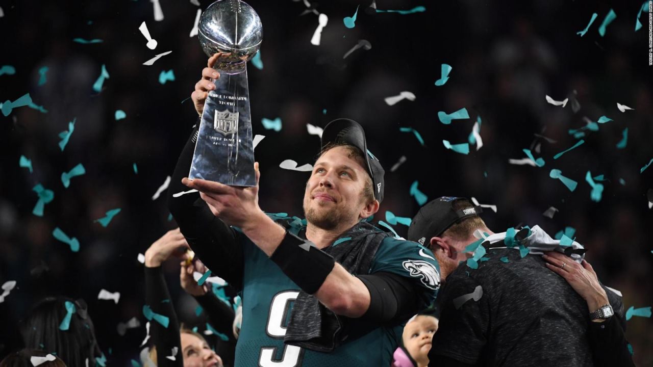 CNNE 489921 - nick foles quarterback eagles super bowl 2018 jugador mas valioso