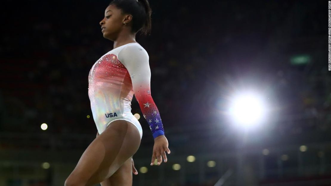 Simone Biles, durante los Juegos Olímpicos de Río de Janeiro, en 2016.