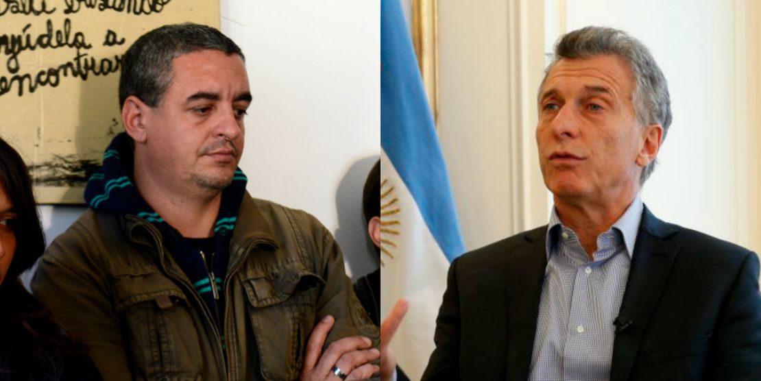 Horacio Pietragalla y Mauricio Macri