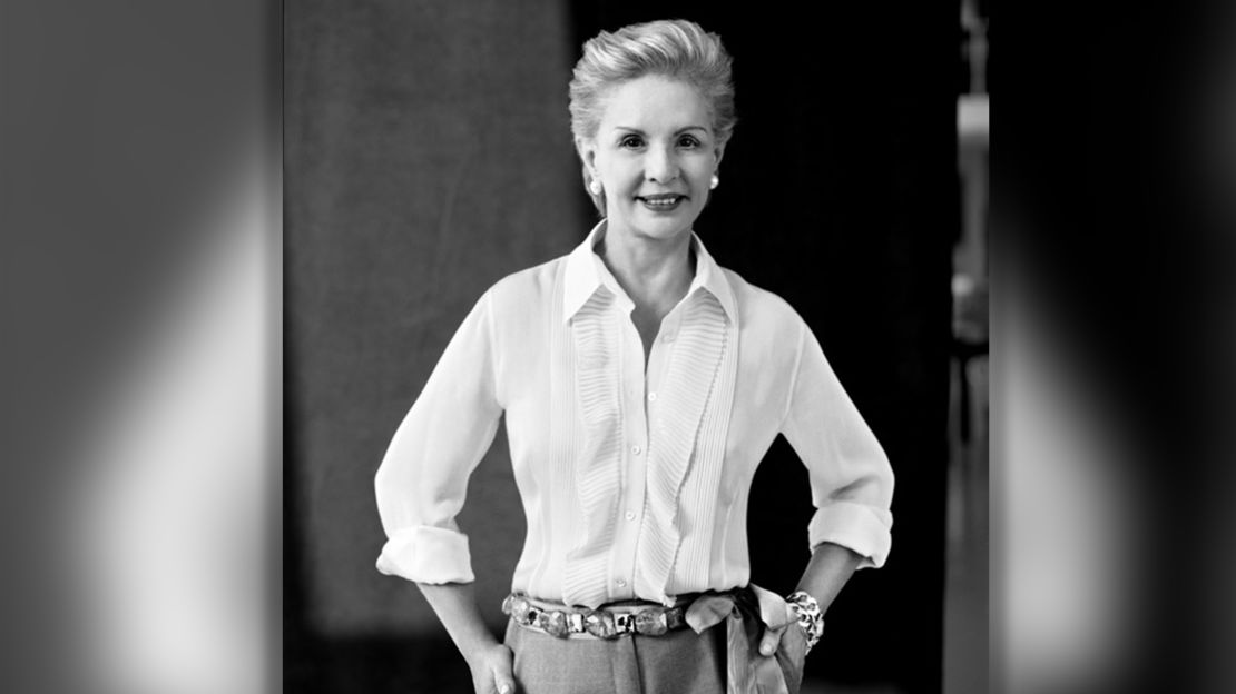 Carolina Herrera, diseñadora de modas.