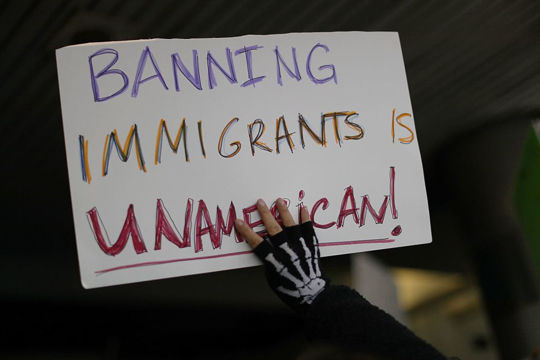 Imagen de archivo. Una protesta a favor de la inmigración en Miami, Florida, el 29 de enero de 21017.