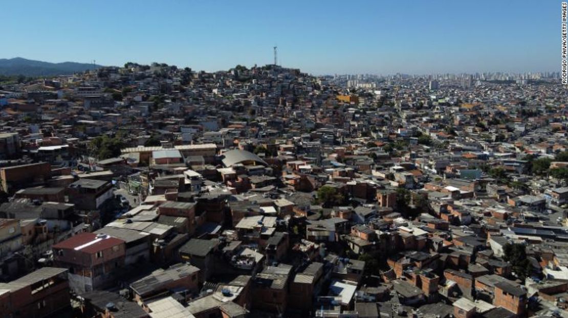 Vista aérea de Brasilandia, el 10 de mayo, en Sao Paulo.