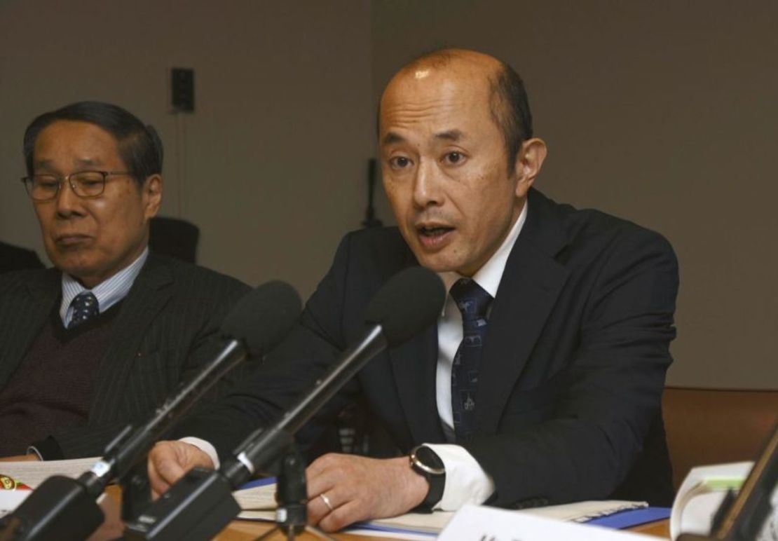 El alcalde de Nagasaki, Shiro Suzuki, habla en un evento en la sede de la ONU en Nueva York el 27 de noviembre de 2023. Kyodo/AP/Archivo