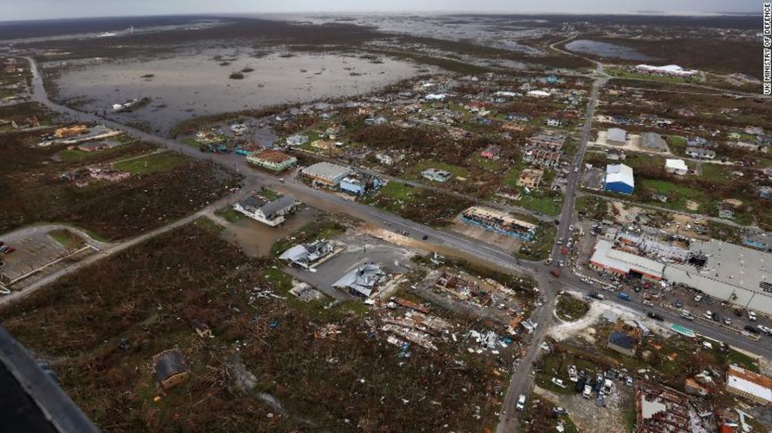 Las islas Abaco en el norte de las Bahamas recibieron el golpe más fuerte.