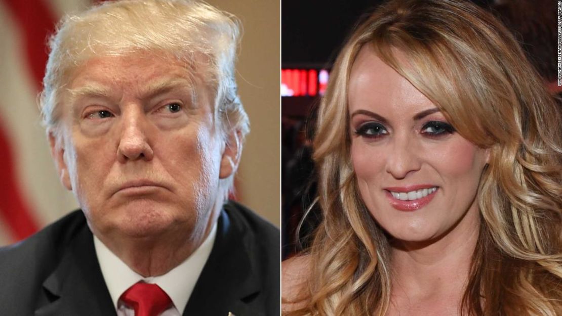 La supuesta historia con Stormy Daniels aún persigue a Donald Trump.