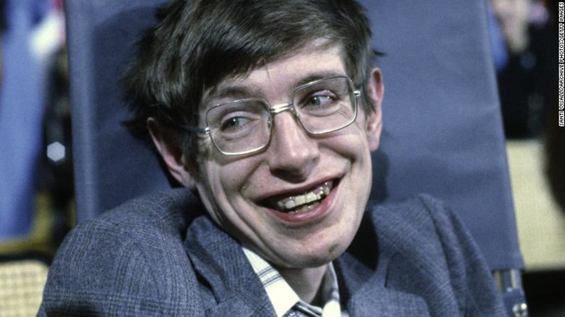 Stephen Hawking en 1979, en Princeton, Nueva Jersey.