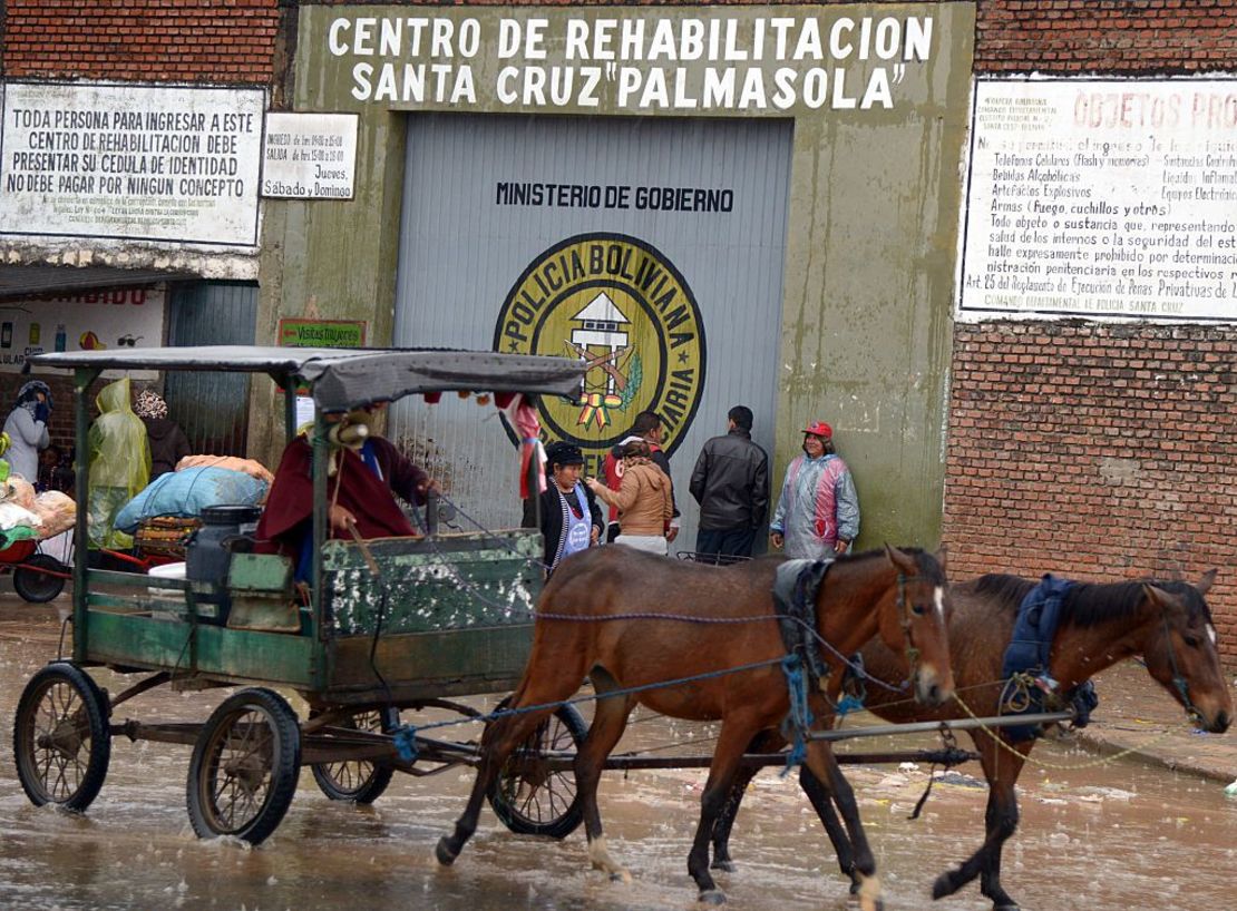 Imágen de archivo. Entrada a la cárcel Palmasola en Santa Cruz en Bolivia.