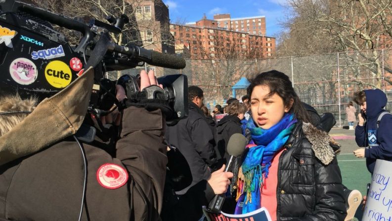 La prensa de Nueva York siguió las acciones de los estudiantes de Harlem y varios de ellos fueron entrevistados.