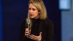 Elizabeth Holmes el 29 de septiembre de 2015 en la ciudad de Nueva York.