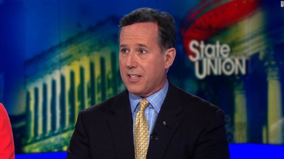 Rick Santorum, comentarista de CNN y exsenador de Estados Unidos.