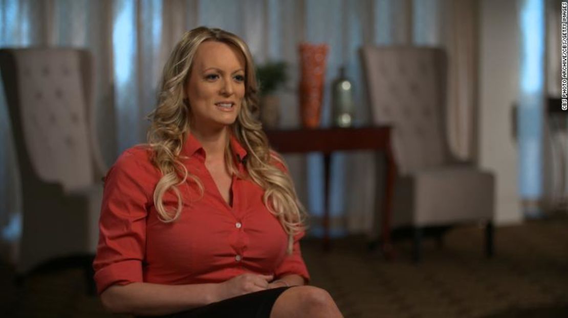 Stormy Daniels dio una entrevista para el programa "60 Minutes" de CBS.