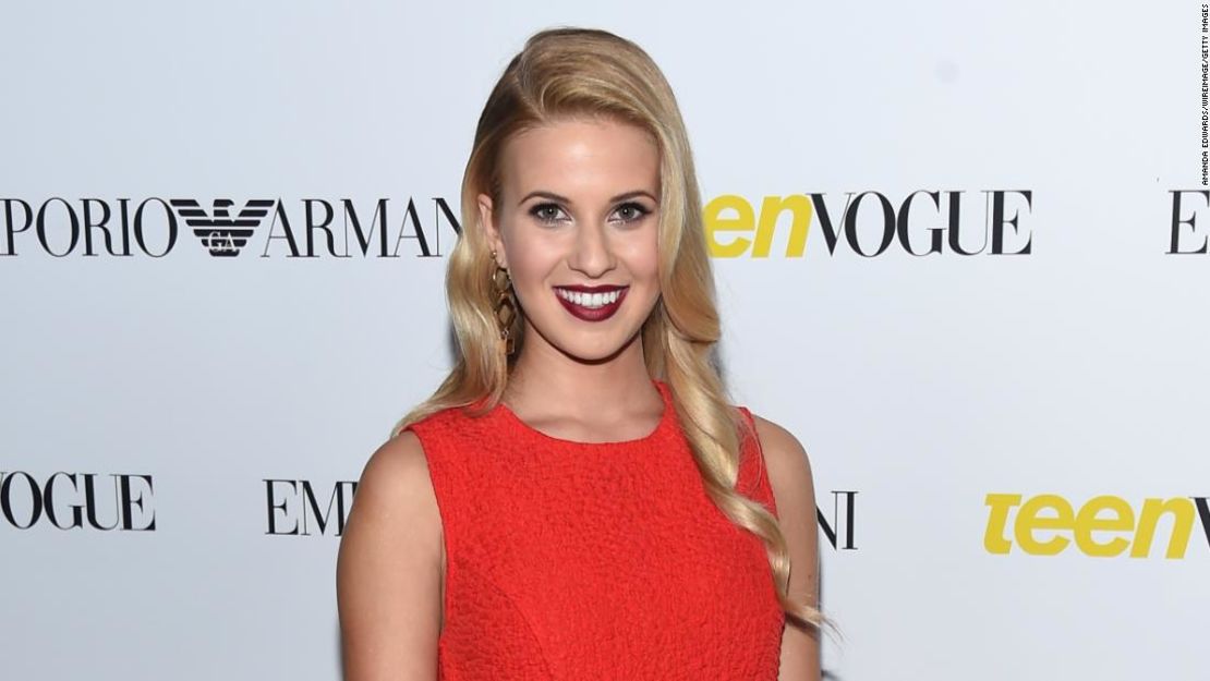 Caroline Sunshine, exestrella de Disney Chammel y actual miembro del equipo de prensa de la Casa Blanca.