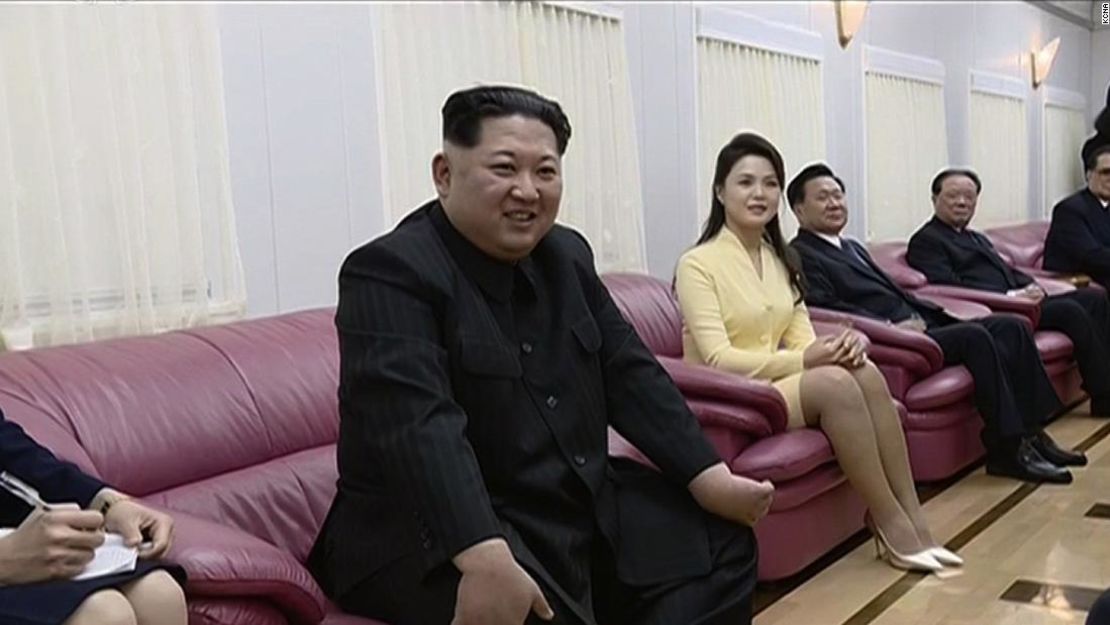 Kim Jong Un en su tren blindado de camino a China.