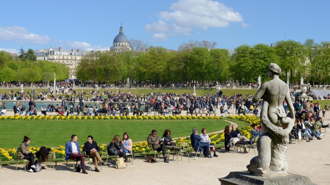 Jardines de Luxemburgo, en París.