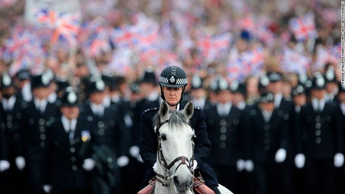 En la boda de Guillermo y Kate Middleton se desplegaron 5.000 agentes por las calles de Londres. Fue en 2011.