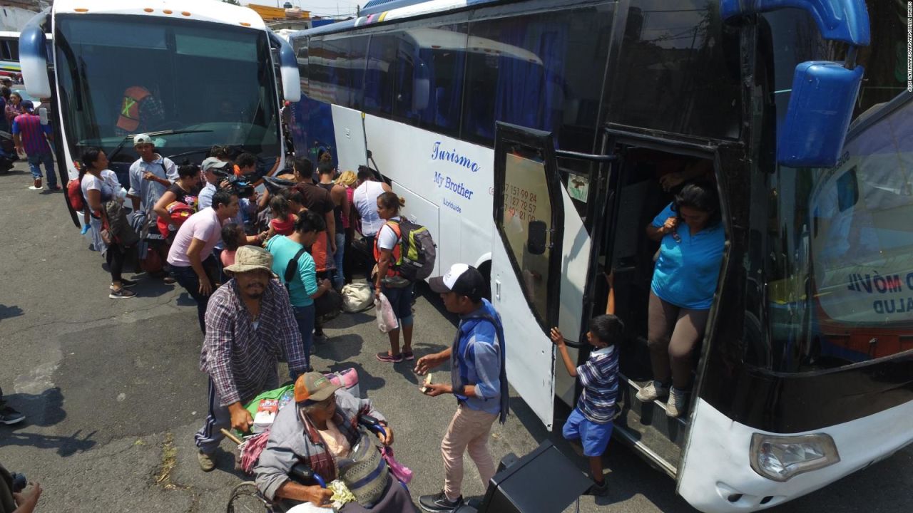 CNNE 512538 - "caravana del migrante" en busca del "sueno americano"