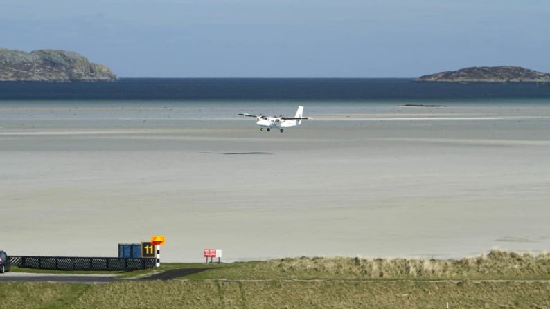 Aeropuerto Barra, Escocia.