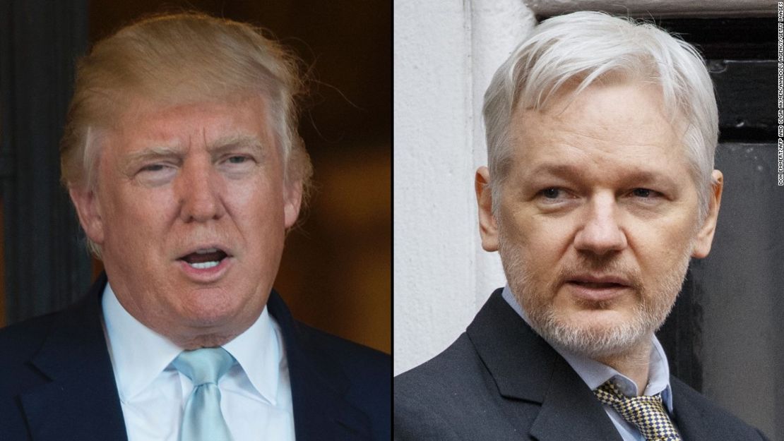 La campaña presidencial de Trump y el fundador de WikiLeaks, Julian Assange están dentro de los demandados.