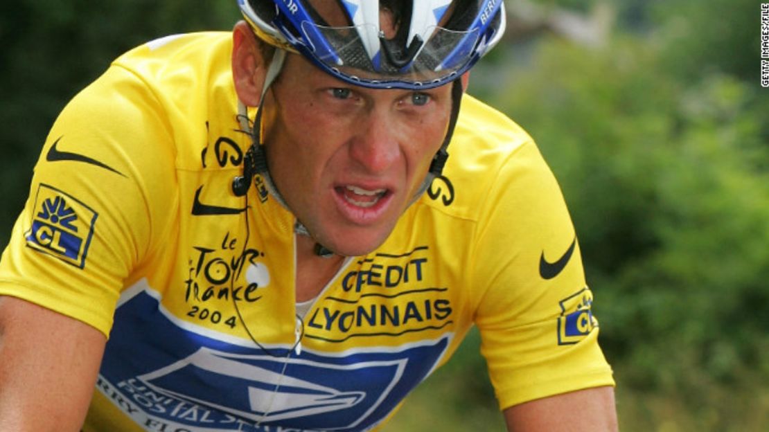 Lance Armstrong, en una imagen tomada durante una competencia.