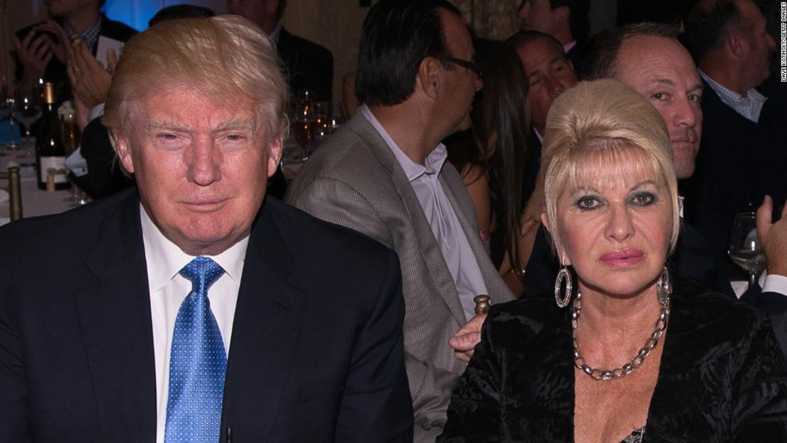 Ivana Trump junto a Donald Trump