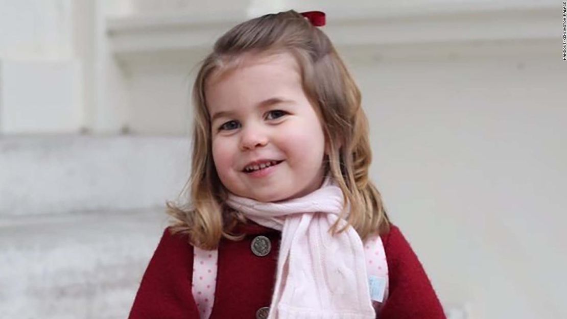 La princesa Carlota es la cuarta en la línea de sucesión a la corona británica.