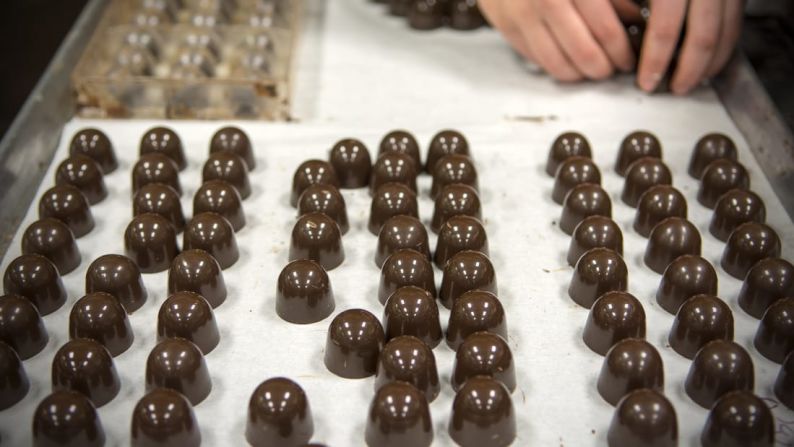 Para los golosos: los chocolates de Cellar Door Chocolates también son artesanos. La confitería abrió su primera tienda en 2010 en Butchertown Market. Cortesía de la Oficina de Convenciones y Visitantes de Louisville