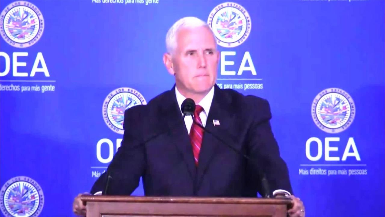 CNNE 521873 - #minutocnn- pence pide suspender a venezuela de la oea