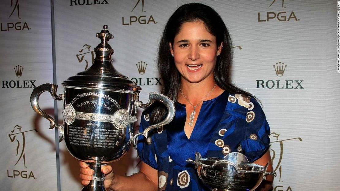 Lorena Ochoa durante una recepción de Rolex en Mar-A-Lago el 20 de noviembre de 2008, en Palm Beach, Florida.