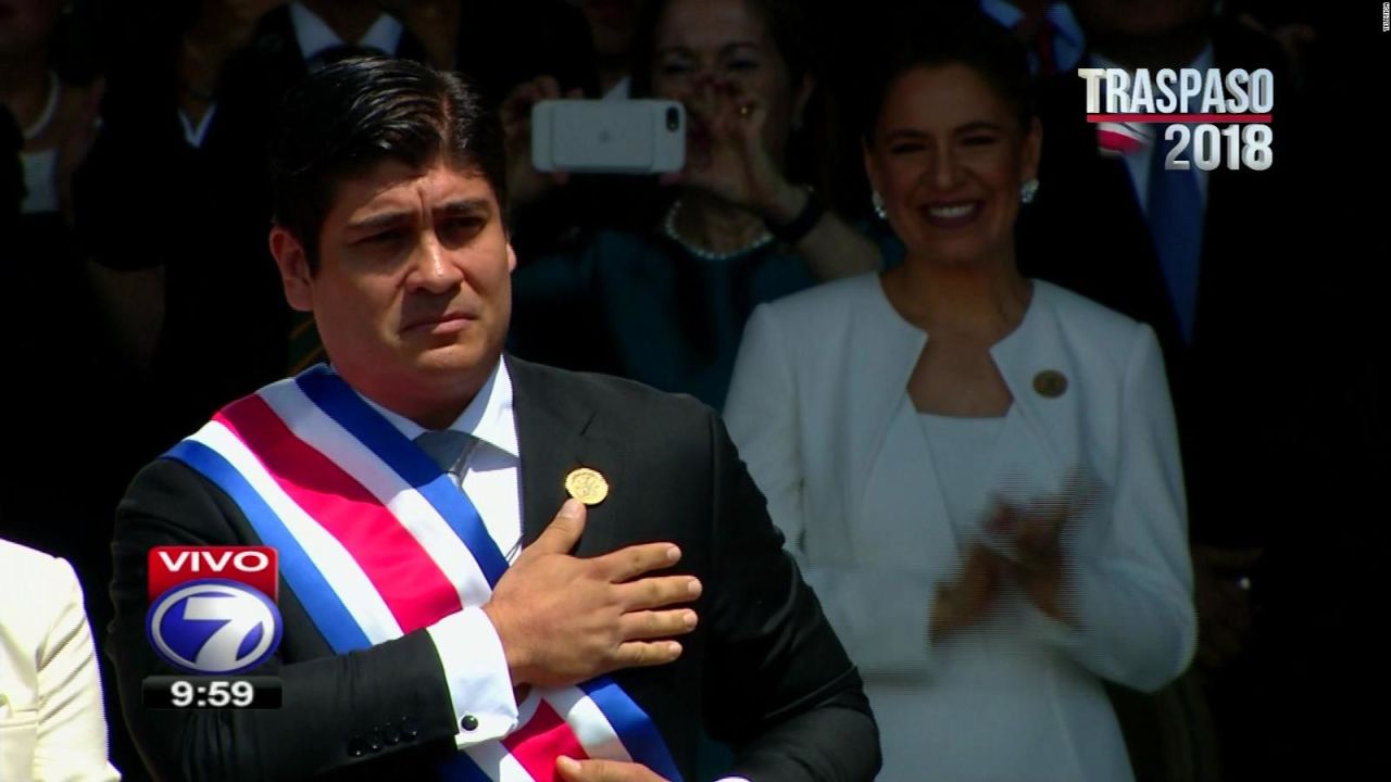 CNNE 522034 - carlos alvarado toma posesion como presidente de costa rica